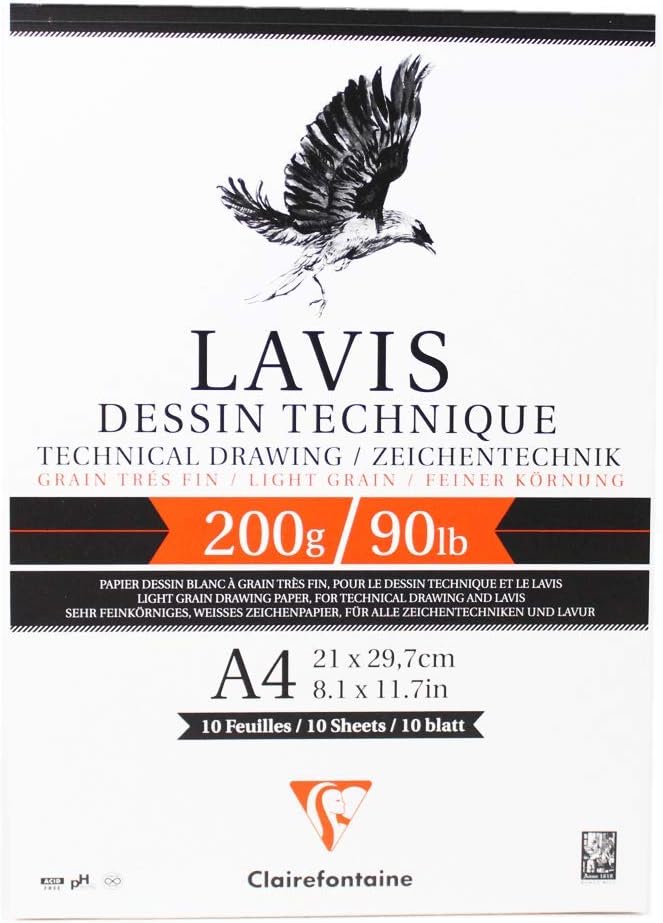 Clairefontaine 97150C Paquet Papier Maya - 25 Feuilles Papier Dessin Lisse Noir - 50x70 cm 120g - Idéal pour le Dessin et les Activités Créatives
