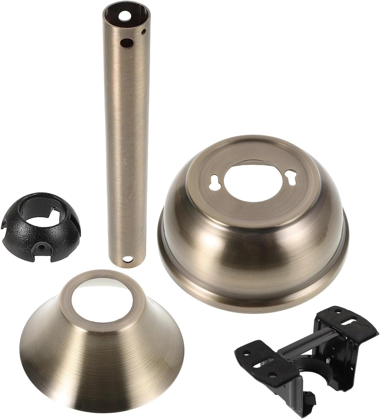 Ceiling Fan Mounting Bracket Ceiling Fan Accessories Stainless Steel Mounting Bracket Kit Angled Hanger Balance Chains Parts Mount Adapter for Hugger Fans