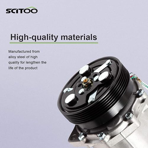 Miniatura 9 de SCITOO Compresor CA CO 1206JC Compatible para VW para Tipo 1 para Jetta para Golf 1.8L 2.0L 1998 1999 2000 2001