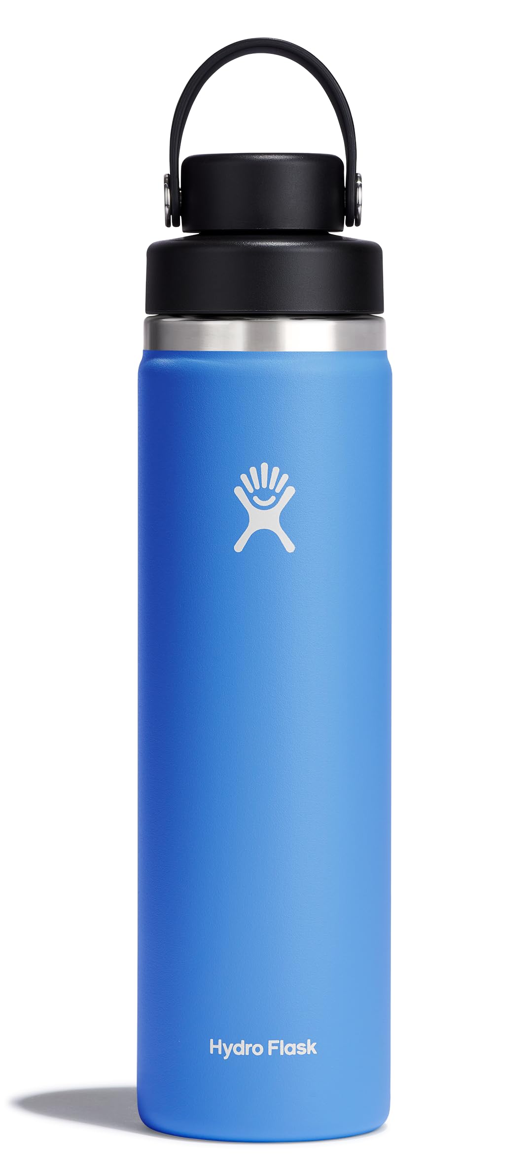 Hydro Flask Water Bottle - Insulated Stainless Steel - Wide Mouth Flex Chug Lid Non Spill Leakproof in