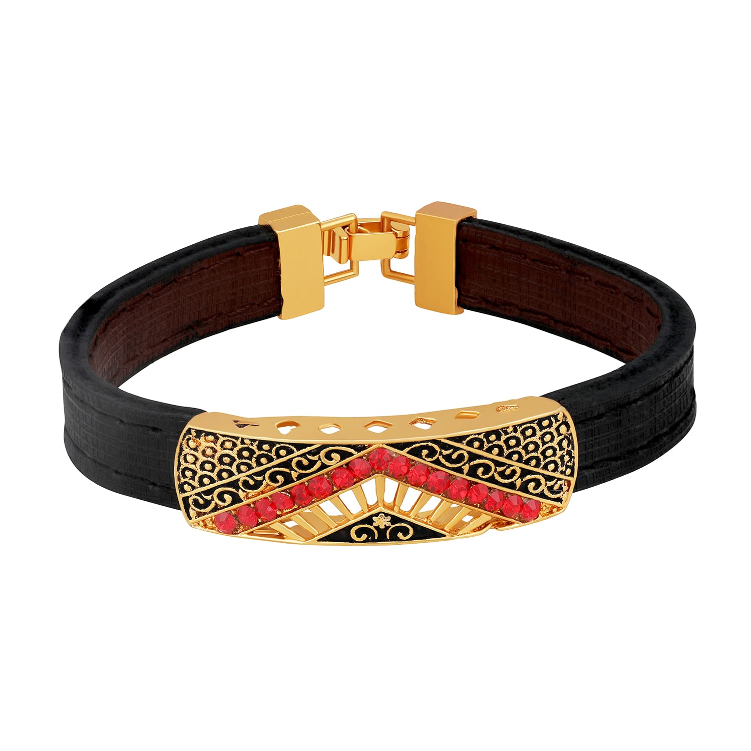 See full amazon price history chart for Mahi Wrist Friendship Band Broad Leather Bracelet Kada for Men (BR1101009G) Mahi Wrist Friendship Band Broad Leather Bracelet Kada for Men (BR1101009G) (B0BMLWR1RK) Amazon Price History, Amazon Price Tracker