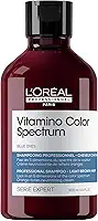 L'Oréal Professionnel, Shampoo Profissional Matizador de Tons Alaranjados, Vitamino Color Spectrum, para cabelos castanho-claros, pigmentos azuis para neutralizar subtons alaranjados, 300ml