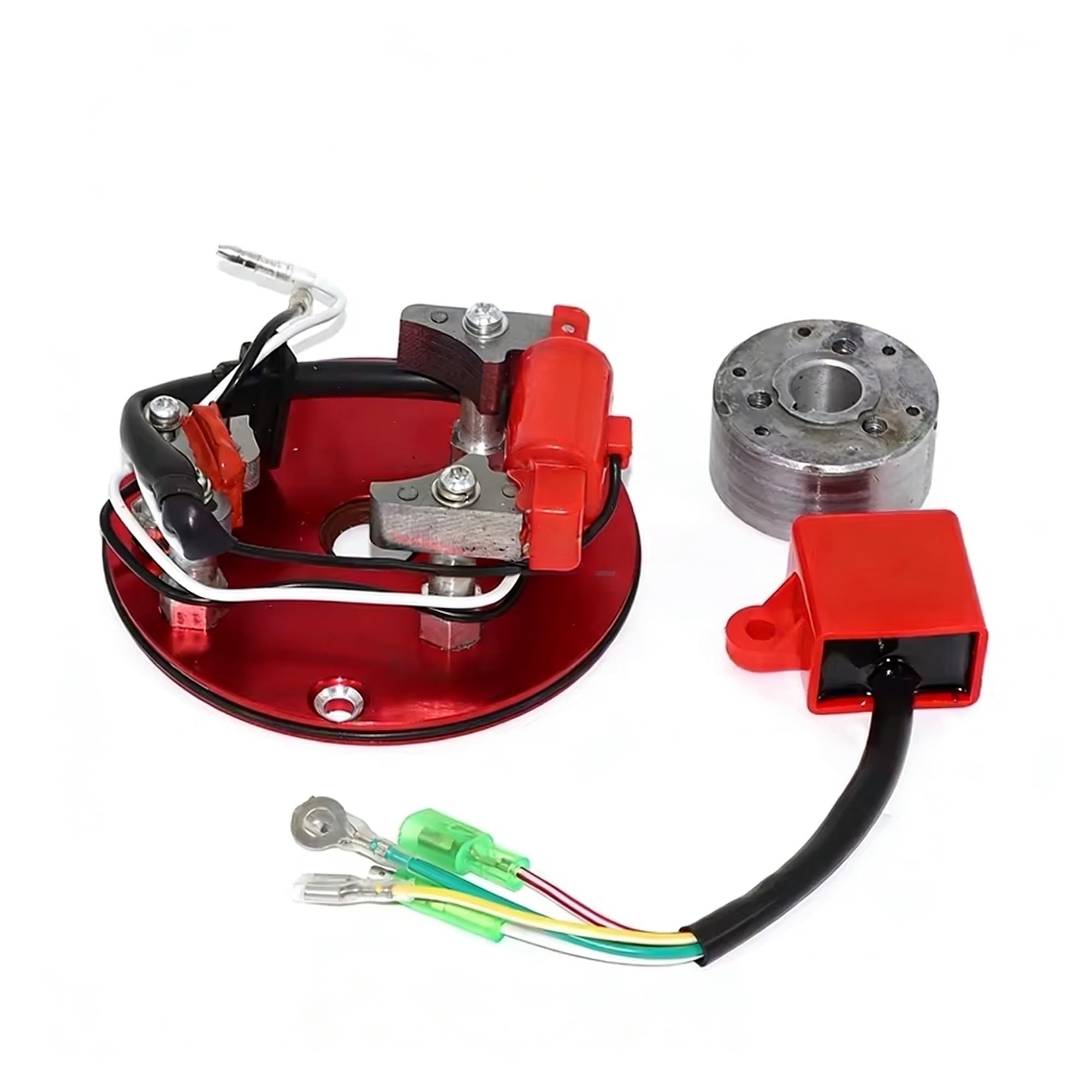 Bobina Accensione Motore Per 50cc 70cc 90cc 150cc Dirt Bike/ATV/Scooter Per Mini Quad Kit Bobina Accensione Universale Per Moto - Statore Rotore Magnetico