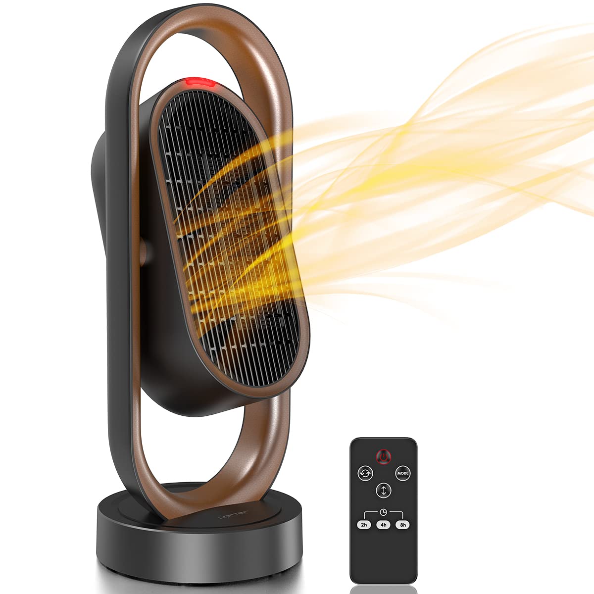 Buy LOFTer Space Heater, Electric Heater with Auto Oscillation , Small