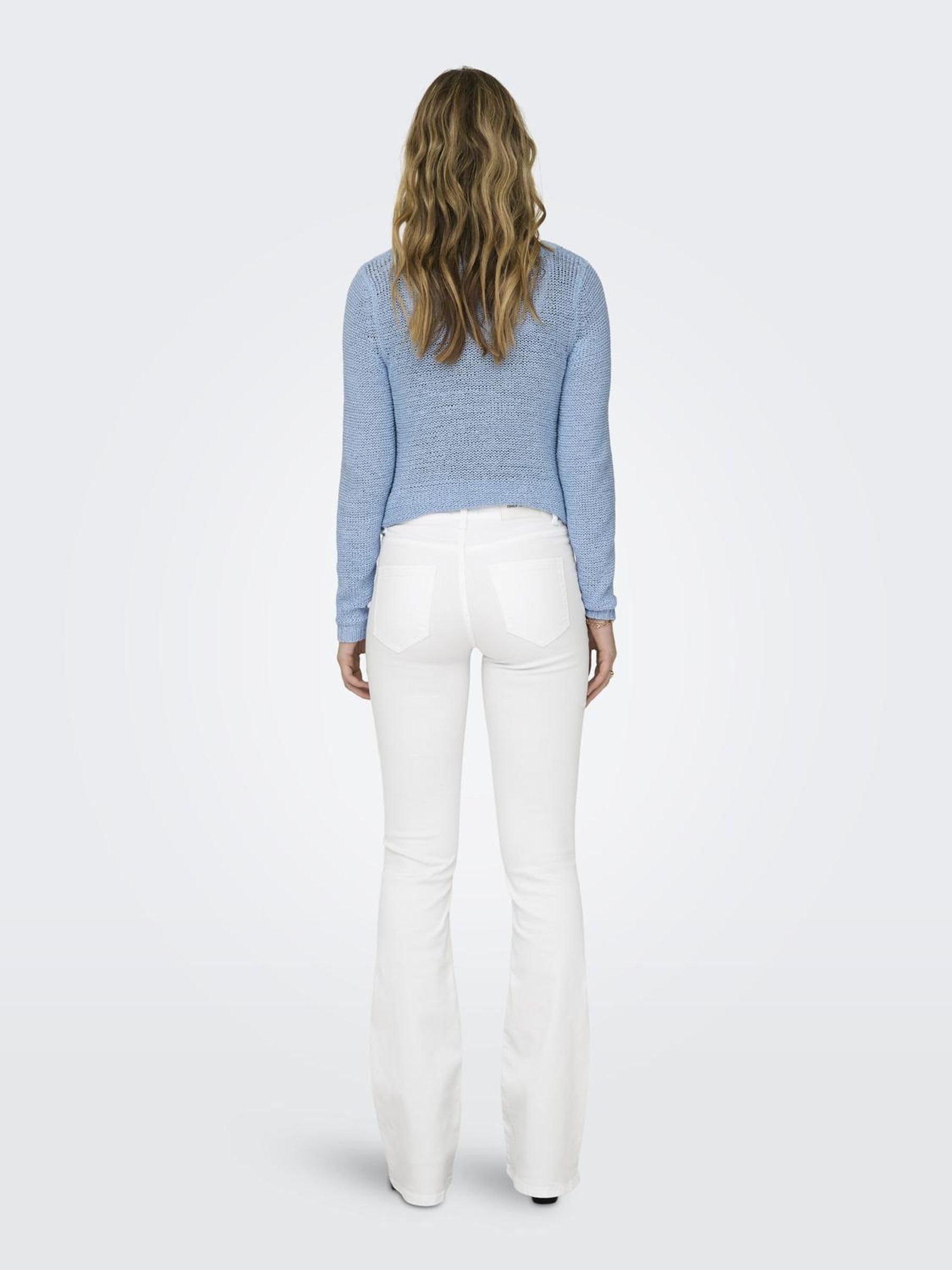 Only - Onlblush Mid Flared DNM Rea0730 Noos, Jeans Donna