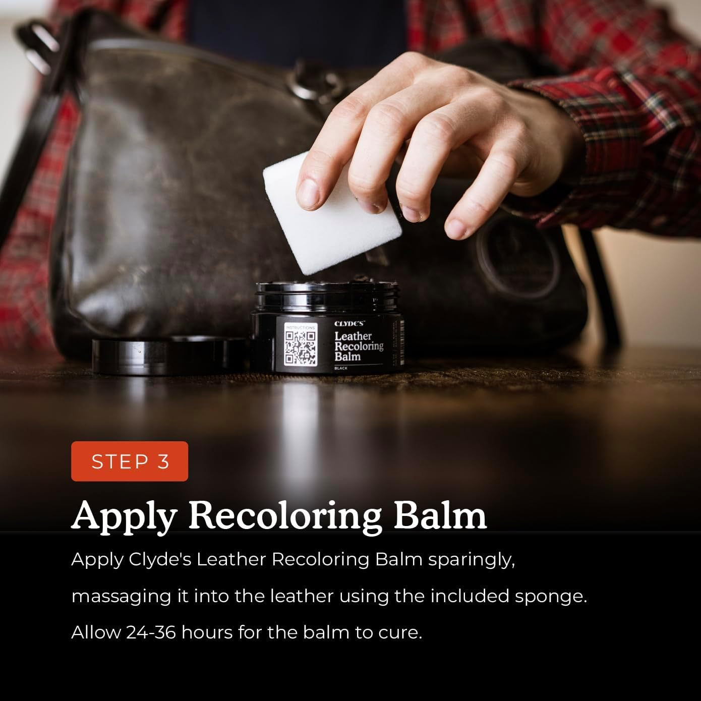 Clyde's™ 4-Step Leather Recoloring Kit | Includes Brush and Lint-Free Towels | Cleans, Restores, and Protects Your Leather - Image 6