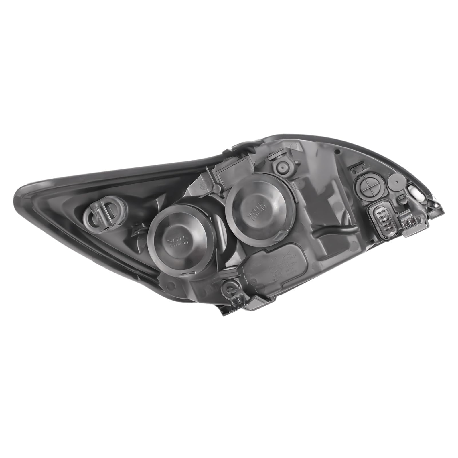 2x Front Scheinwerfer für Ford Focus II MK2 Facelift Schwarz Hauptscheinwerfer