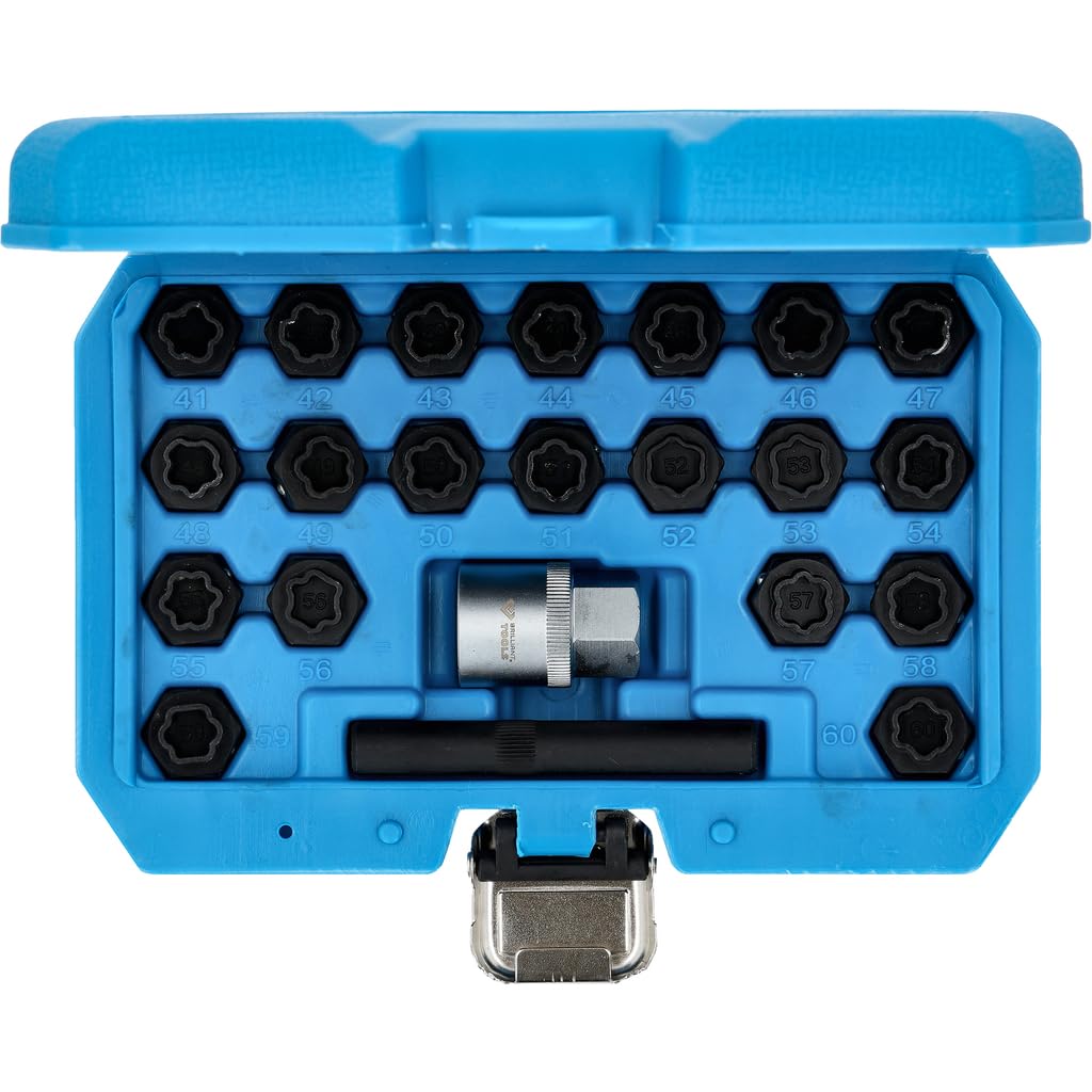 BRILLIANT TOOLS BT691050 Surtido de tornillos antirrobo para llantas, Para BMW, 22 pzs [Powered by KS TOOLS]