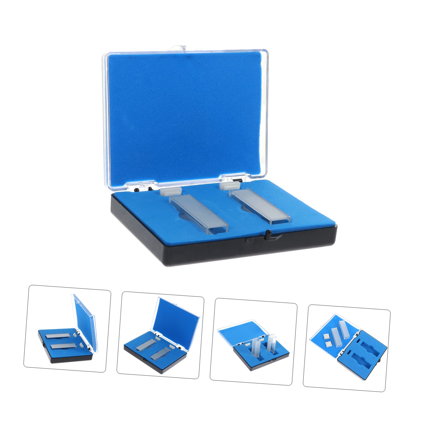 8piezas Cubeta De Cuarzo para Espectrofotómetro UV-Visible De Alta para Análisis Comparativo