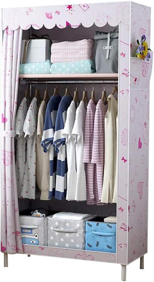 Cloth Wardrobe Clothes Closet, Portable Closet Wardrobe Storage Closet Standing Closet Fabric Cabinet Portable Wardrobe,A_70x45x150cm