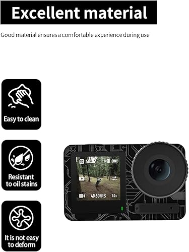 Miniatura 3 de Protective Film for DJI Osmo Action 4Action 3 Camera, WUNIAK Protective Film Sticker, Scratch-Resistant and wear-Resistant & Waterproof and