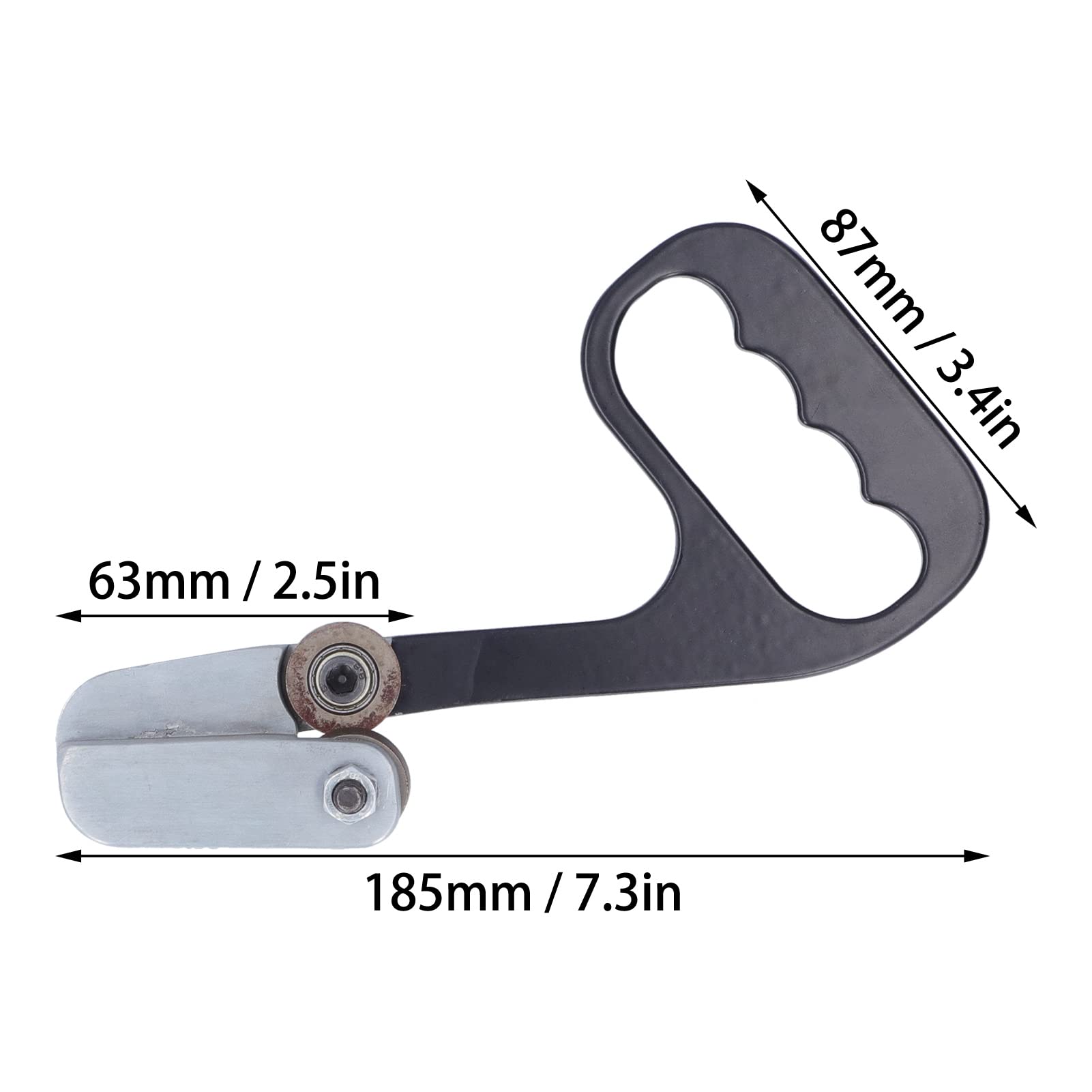 ANKROYU Plate Cutter, Stainless Steel Portable Cutting Machine, Wear Resist Plastic Plate Cutting Tool, Manual Plate Cutting Tool for Plastic Plates