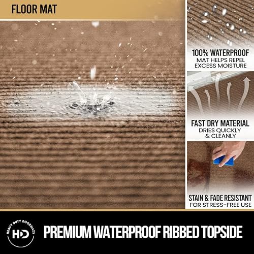Witty Gadget 60 X 36 Heavy Duty Doormats Indoor Or Outdoor Entry Way Door Mats For Home, Office, Garage Non Slip Front Porch Doormat With Rubber Backing #TOP3