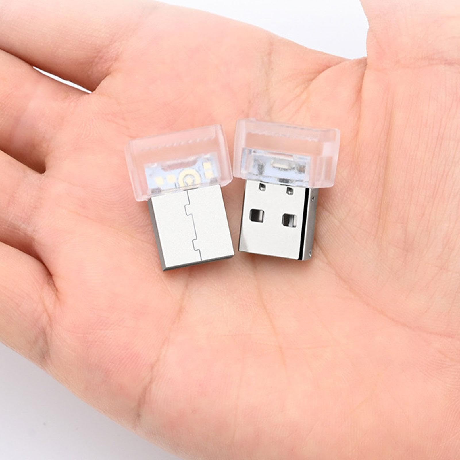 USB LED Auto Interieur Sfeer Lamp - Auto LED Verlichting, USB Plug In | USB LED Kleurrijke Auto Interieur Sfeer Lichten - LED USB Licht, Decoratie