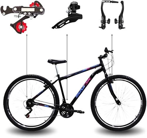 Bicicleta Aro 29 Bike Saidx Premium 21 Vel Quadro de Aço Carbono