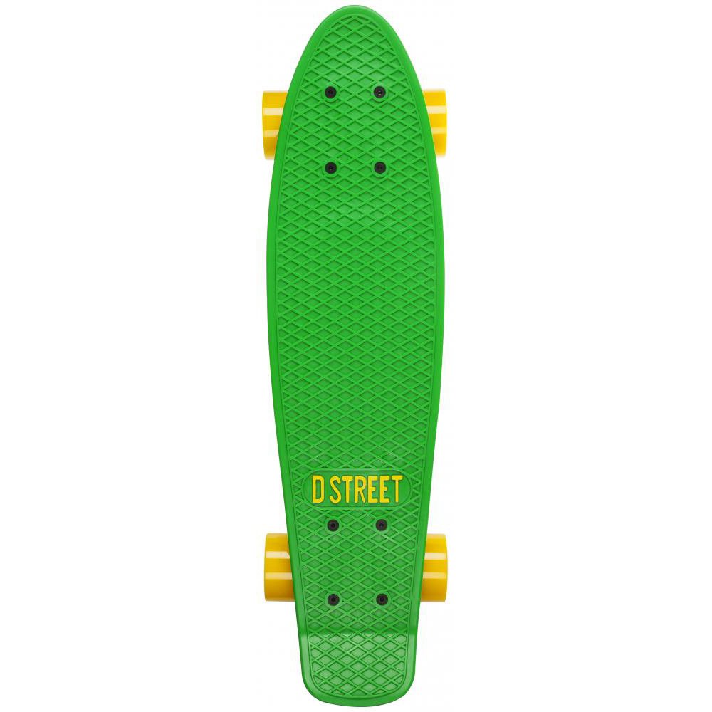 D Street V2 polypropolene Keely Vert/Jaune Complete cruiser 57,1 cm