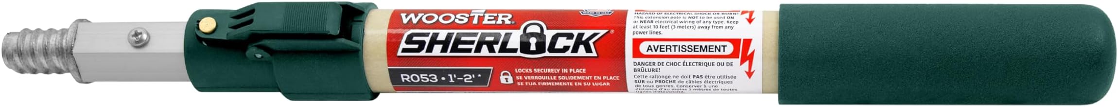 Brush SR053 Sherlock Extension Pole, 1-2 feet