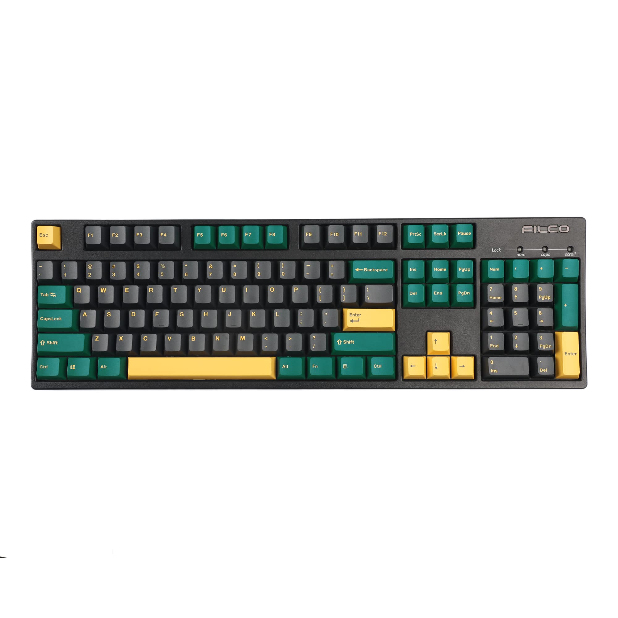 Mars Green Darling Nautilus OEM Profile Double-Shot PBT Keycap Keys Set for Wired USB Mechanical Keyboard Cherry MX Switch Keycpas (Mars Green 139)