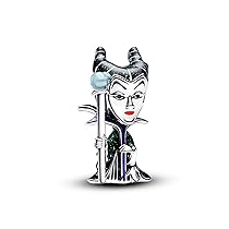 PANDORA Moments 793423C01 – Charm Disney Villains Maleficent in argento Sterling, misura unica, Argento sterling, Nessuna pietra preziosa