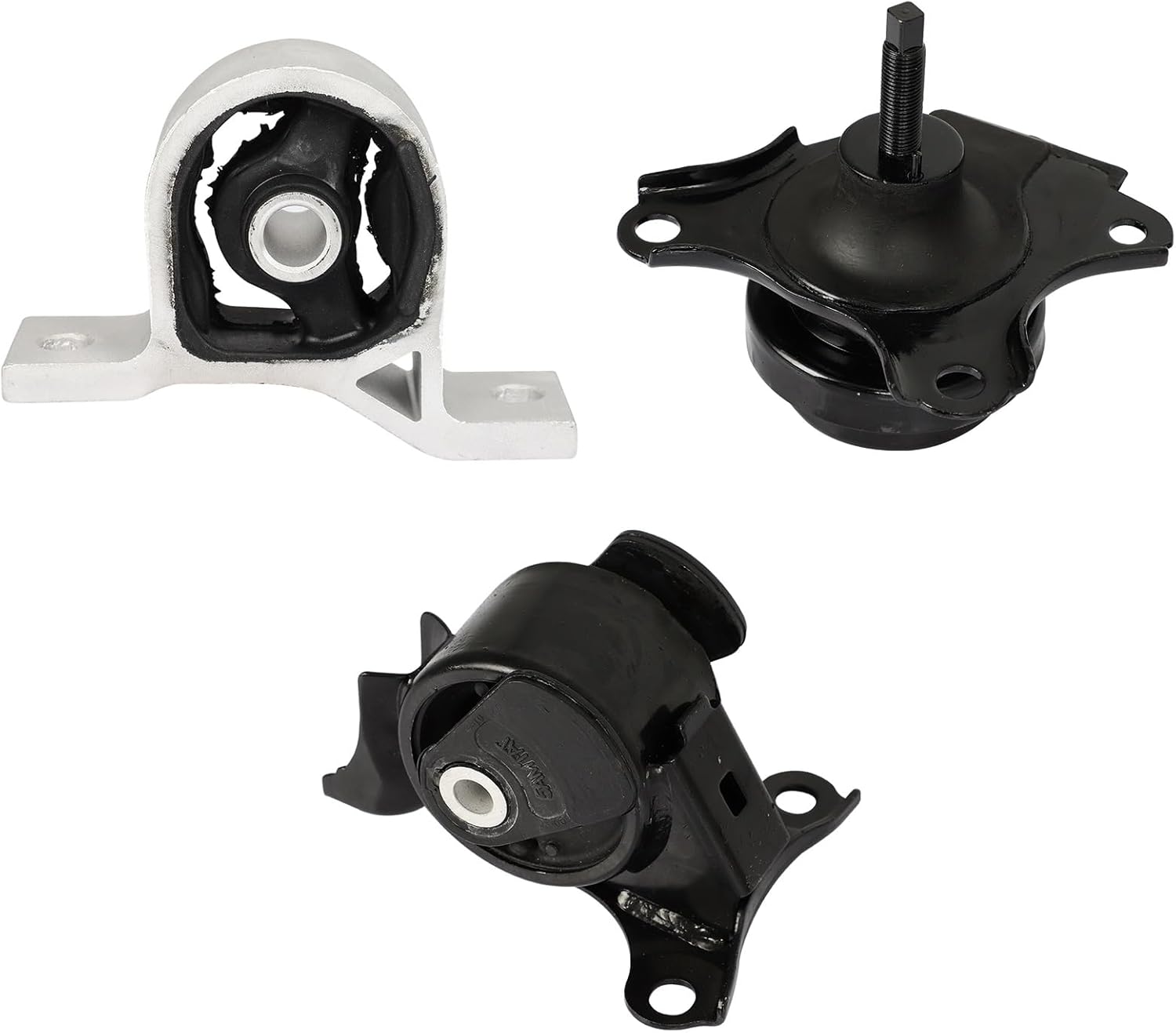 SCITOO Engine Motor Mount and Transmission Mount Set for Acura EL 2001-2005 for Honda Civic 2001-2005 Replace OE A6595 A6591 A4511 A4580