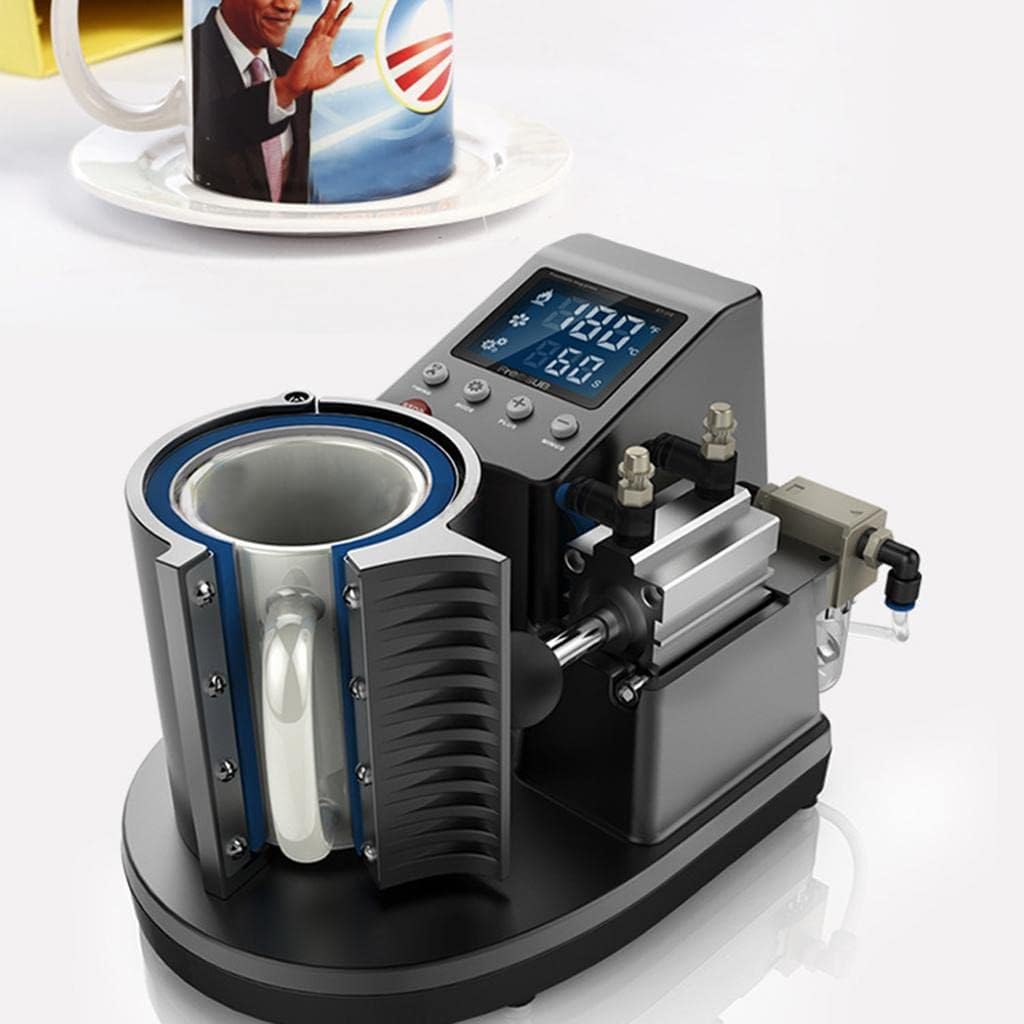 Pneumatic Cup Mug Heat Press Machine DIY Images Transfer Manufacturing Flow
