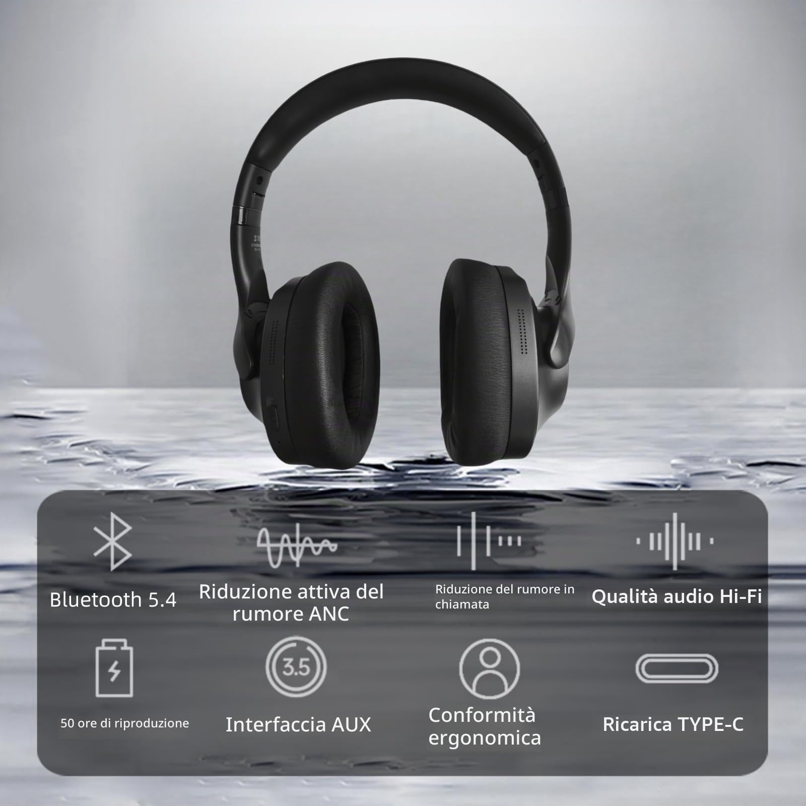 Auricolari Havit H670BT Wireless e Cablati Bluetooth con Cancellazione Attiva del Rumore Gaming Beige Auricolari Havit H670BT Wireless e Cablati Bluetooth con Cancellazione Attiva del Rumore Gaming Beige