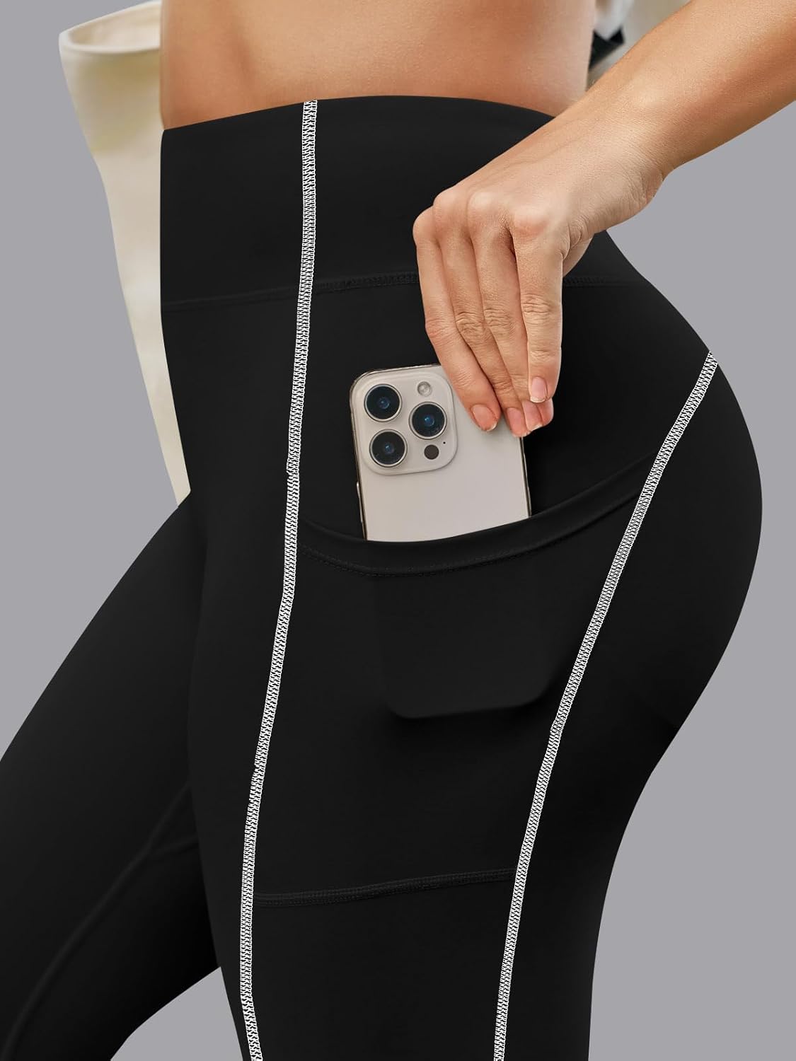Aoysky Womens Buttery Soft 2 Piece Workout Sets Sports Bras and High Waisted Leggings with Pockets Athletic Gym Outfits