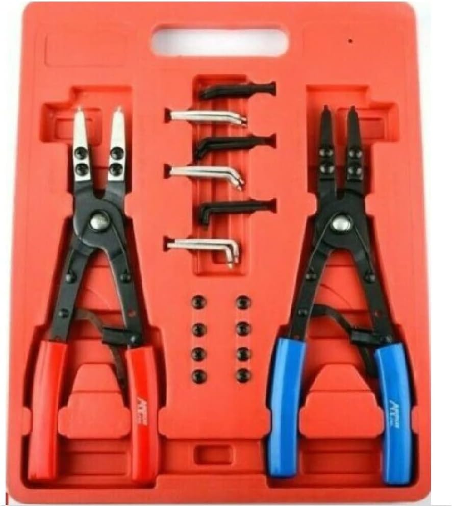 2 piece. 10" h d Ratchet Type Circlip Remover Installer Snap Ring