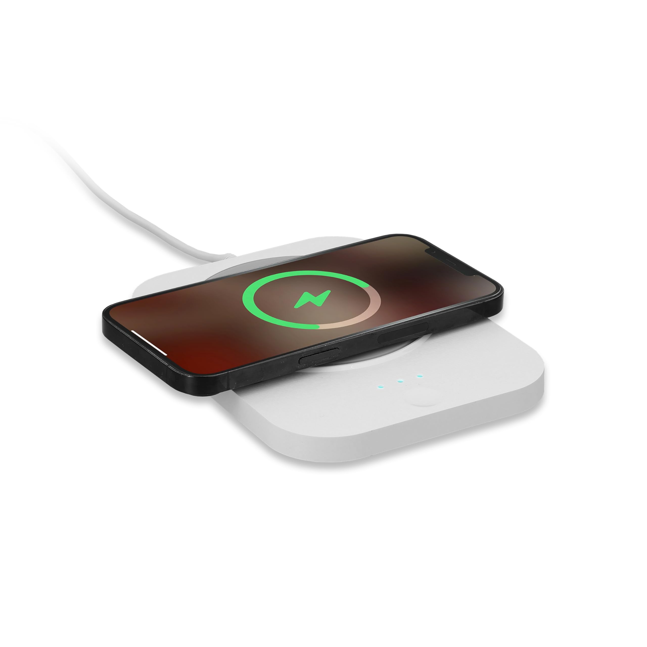 Calentador de taza de café y cargador inalámbrico, calentador de tazas inteligente 2 en 1 y cargador de teléfono inalámbrico de 15 W, tecnología de inducción inteligente ultra segura con apagado 3