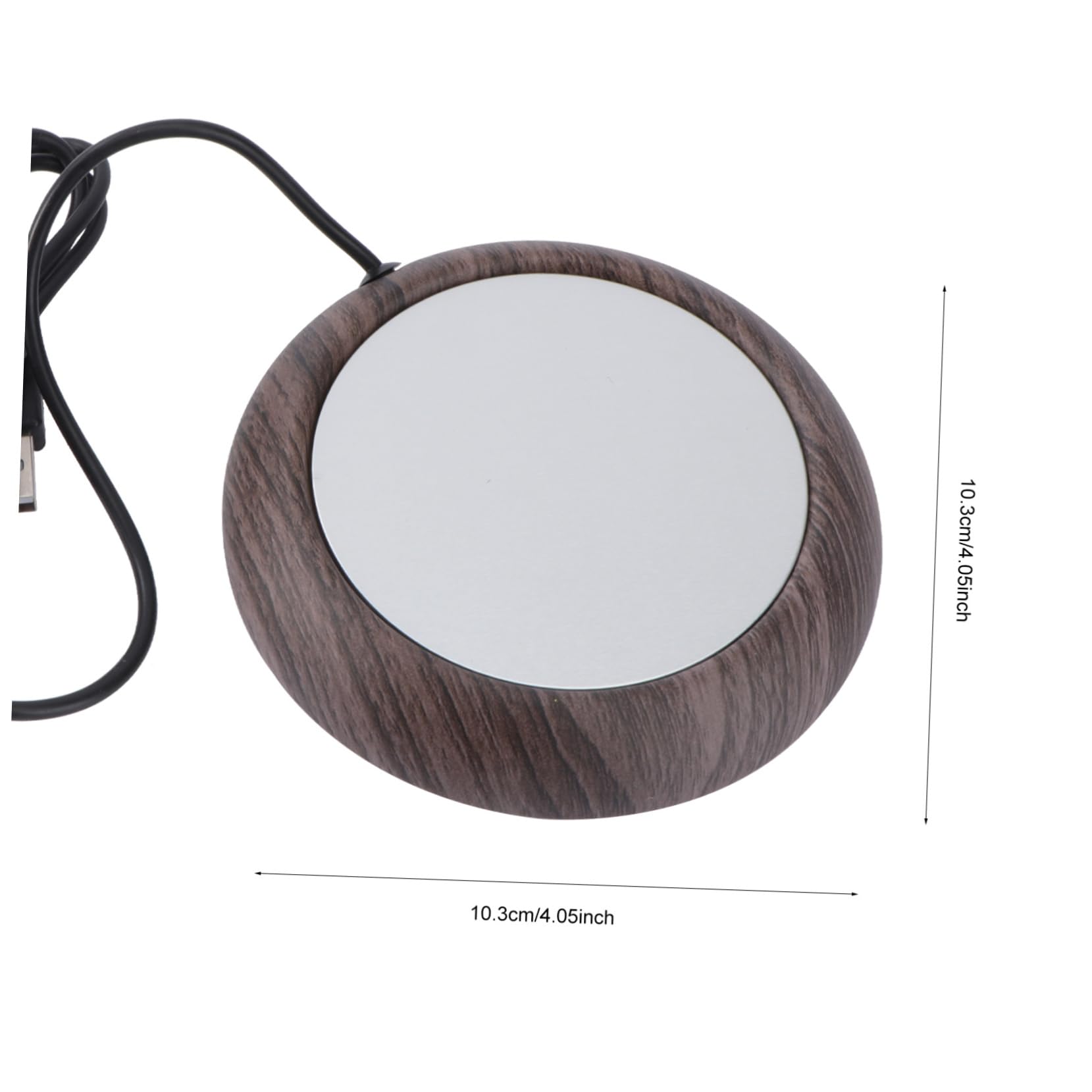 PRETYZOOM Mug Warmer for Desk Cup Warmer Long Cord Safe Reliable Heat Preservation for Coffee Tea Cocoa