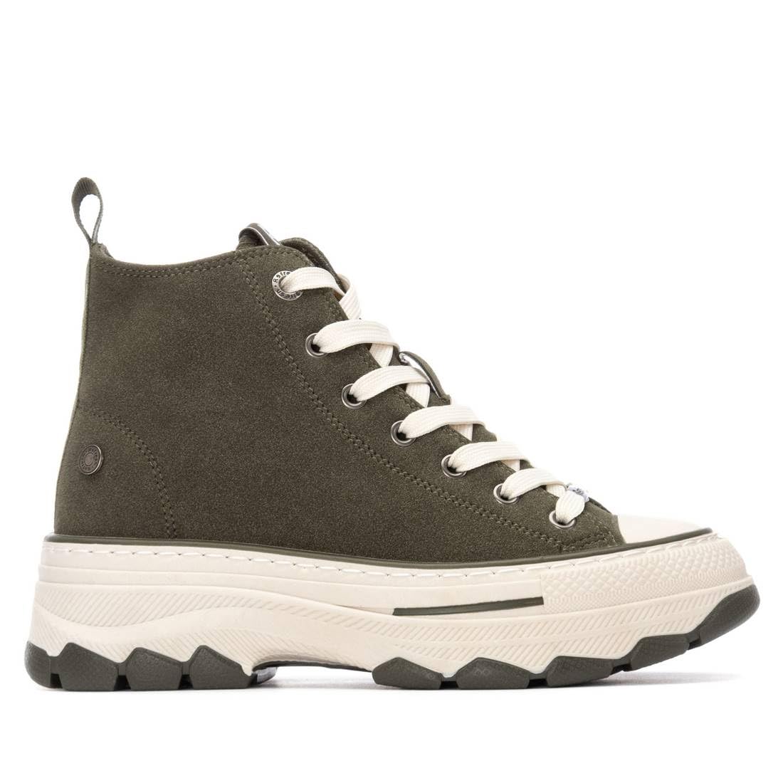 REFRESH - Zapatilla Mujer Kaki - Calzado Cómodo y Versátil - Moda Casual - Modelo 17307803 (Talla 40)