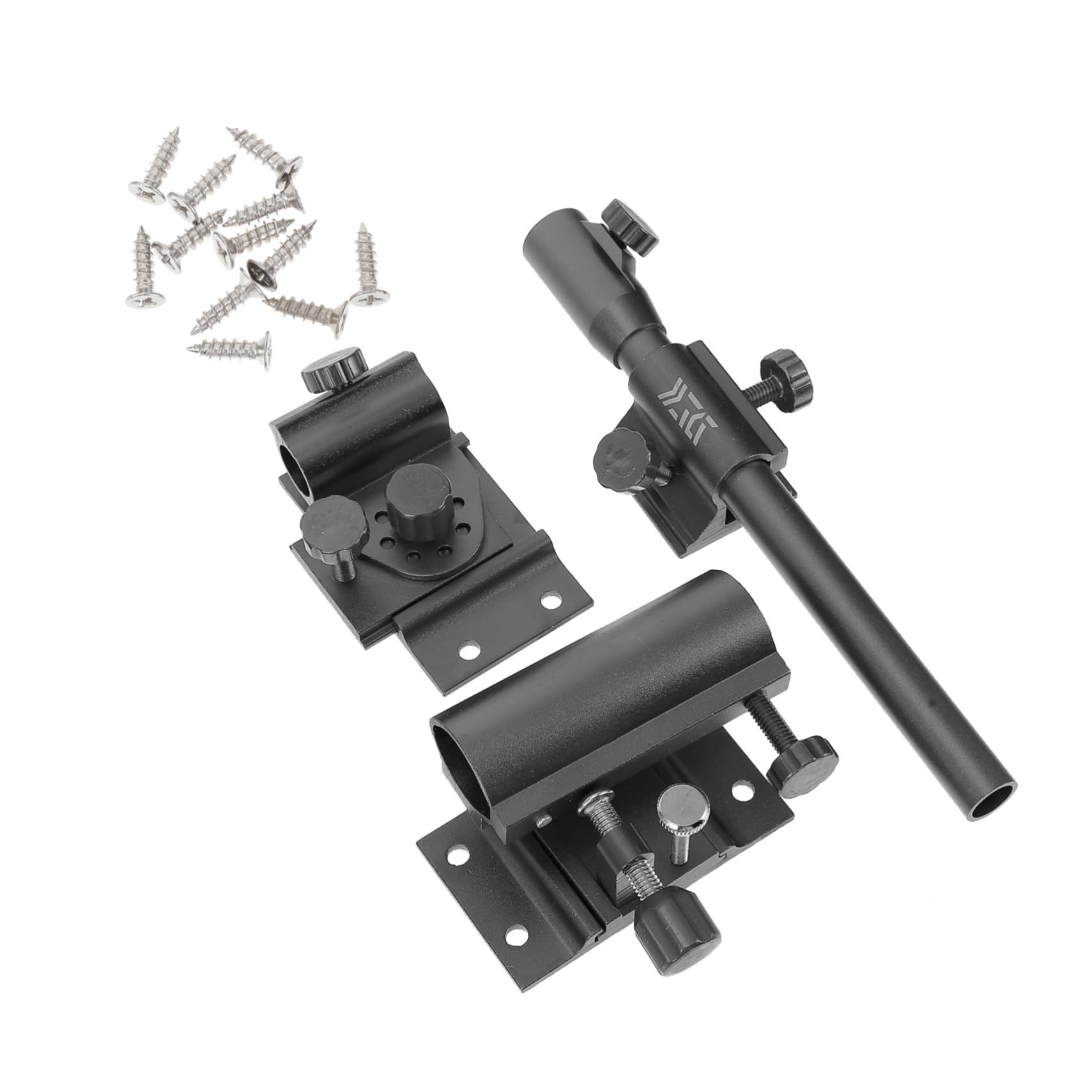 BESPORTBLE Fishing Pole Stand Aluminum Alloy Box Adjustable Rack Thick Nut Fishing Accessories