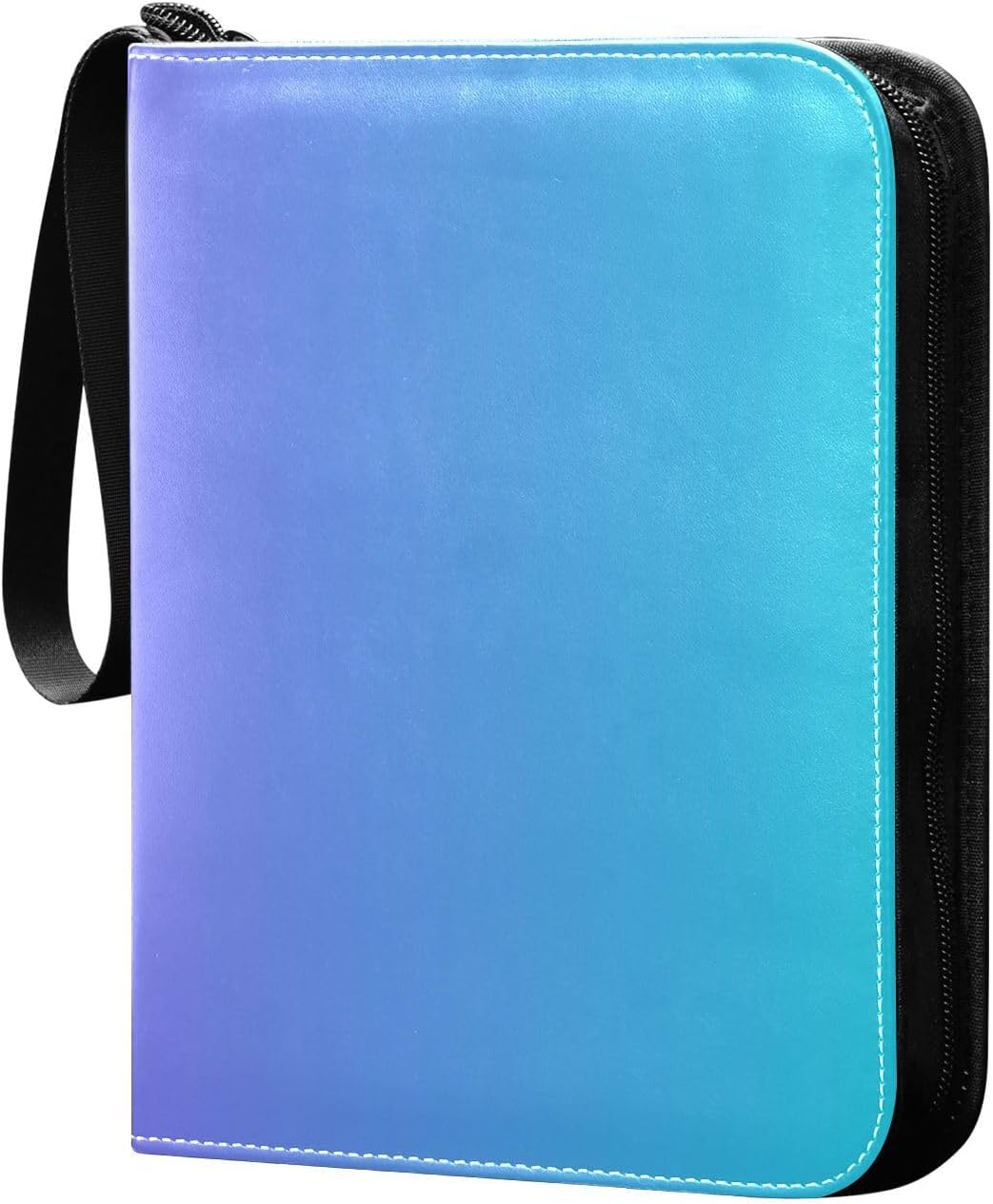 Purple Gradient Baseball Binder Fits for Most Standard Size Cards 3-Ring Card Collector Album Holder
