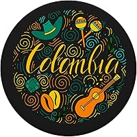 Vista 3 de Colombia Is Musica For Colombians And Coffee Decolombia Papa - PopSockets Grip and Stand for Phones and Tablets