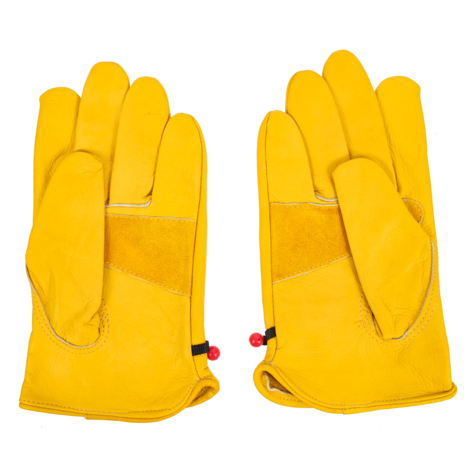 2 Pares guantes de jardineria Guantes duraderos de trabajo de piel de vaca jardineria de jardín de seguridad para jardín plantar Cuero