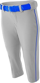 nw6188 nw6188-gyr Pantalones de béisbol con Ribete