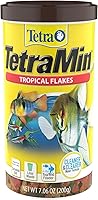 TetraMin Tropical Flakes Fish Food - Nutritionally Balanced with ProCare, Clear Water Formula, 7.06 oz for Healthy Tropical Fish