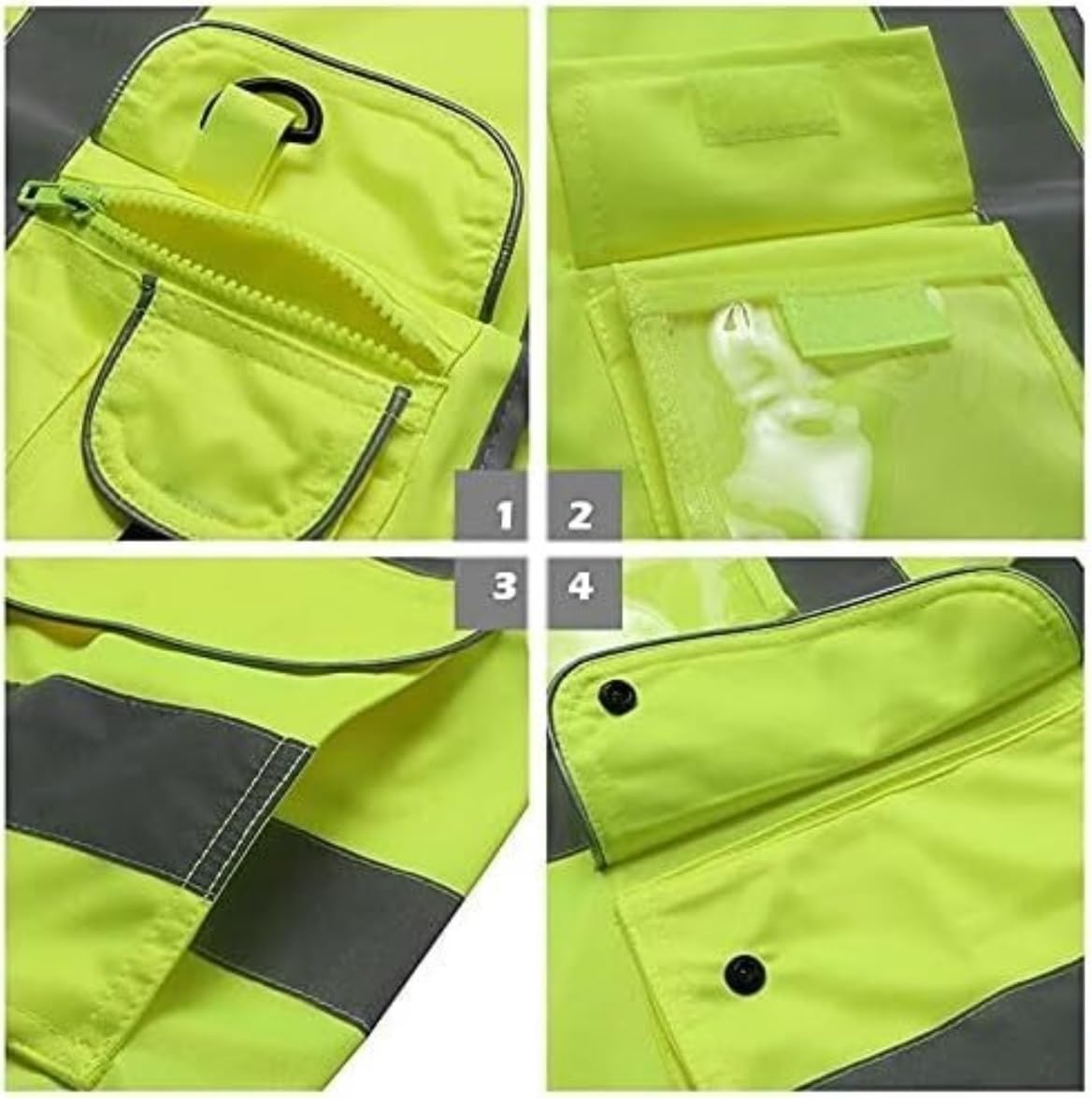 chaleco reflectante, With Reflective Strips Vest