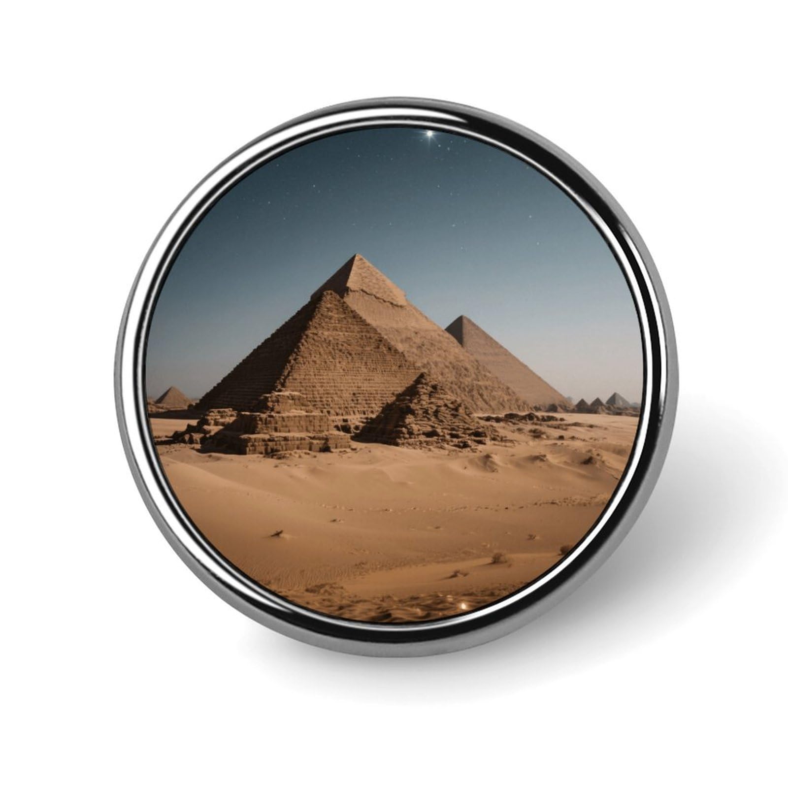 Starry Sky Pyramid Backpack Pin Cute Brooch Decoration Brooches for Women Mens Lapel Pins for Suits Fashion Button Badges for Hat Backpacks Purses Jackets Shirt Suit Lapels-Circular