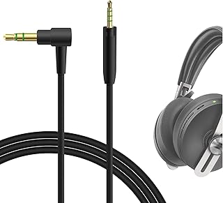 GEEKRIA Audio Cable Compatible with Sennheiser Momentum 4 Wireless Momentum 3 Momentum 2 HD 400S HD1 HD 4.50 SE HD 450BT HD 4.40 HD 4.30G Cable, 2.5mm Aux Replacement Stereo Cord (4 ft / 1.2m)