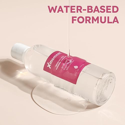 Miniatura 3 de Xmoment Lubricante a base de agua ultra suave  Lubricante personal de 8 onzas líquidas para sexo vaginal y anal, lubricante equilibrado de pH sin