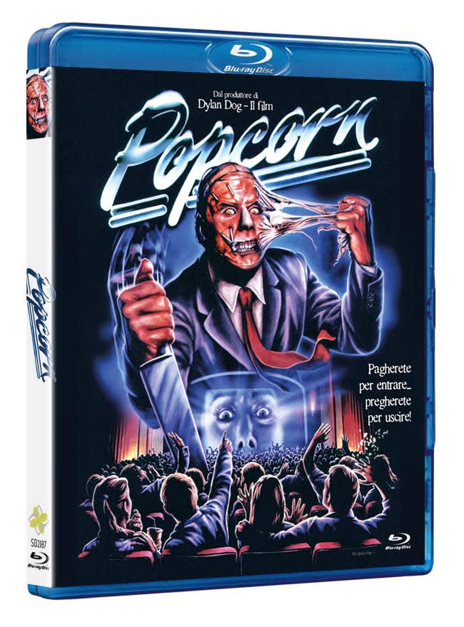 Popcorn Blu-Ray Region B ideal para noches de cine de terror clásico y maratones retro en casa