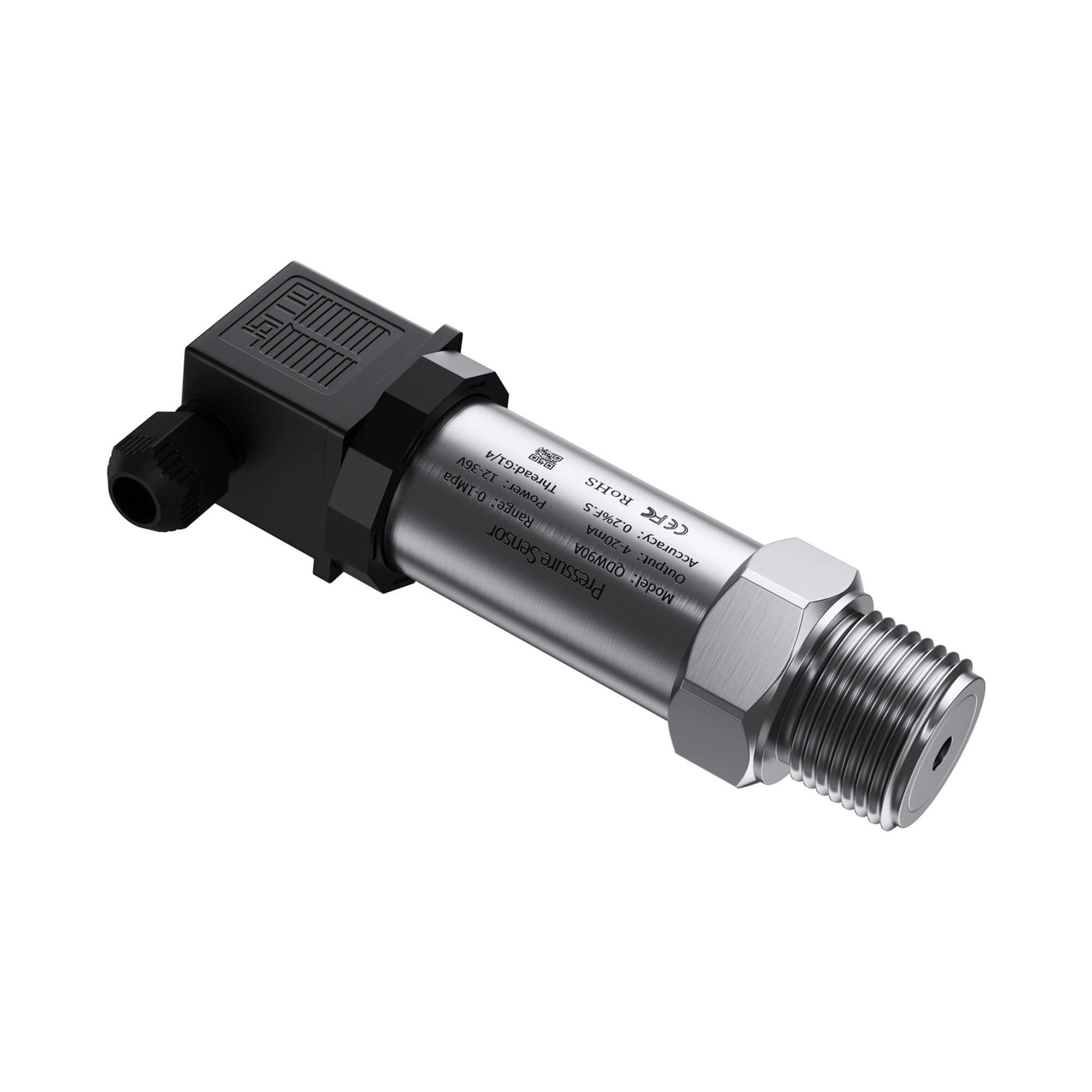 Transmisor de presión hidrostática RS485 de 0-10 Bar, 0-16 Bar y 0-20 Bar a 4-20 mA; Sensor de presión de Salida de 0-10 V, 0-5 V, 1-5 V, 0,5-4,5 V y 0-3,3 V.(0-5v)