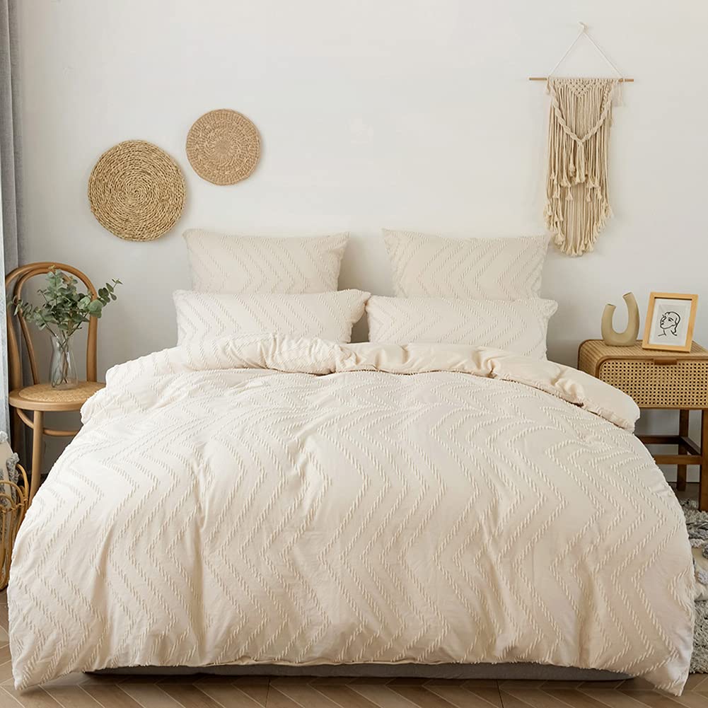 デューベイ / ボア Amazon.com: Purple Boho Bed Duvet Cover Cal King Size,Washed