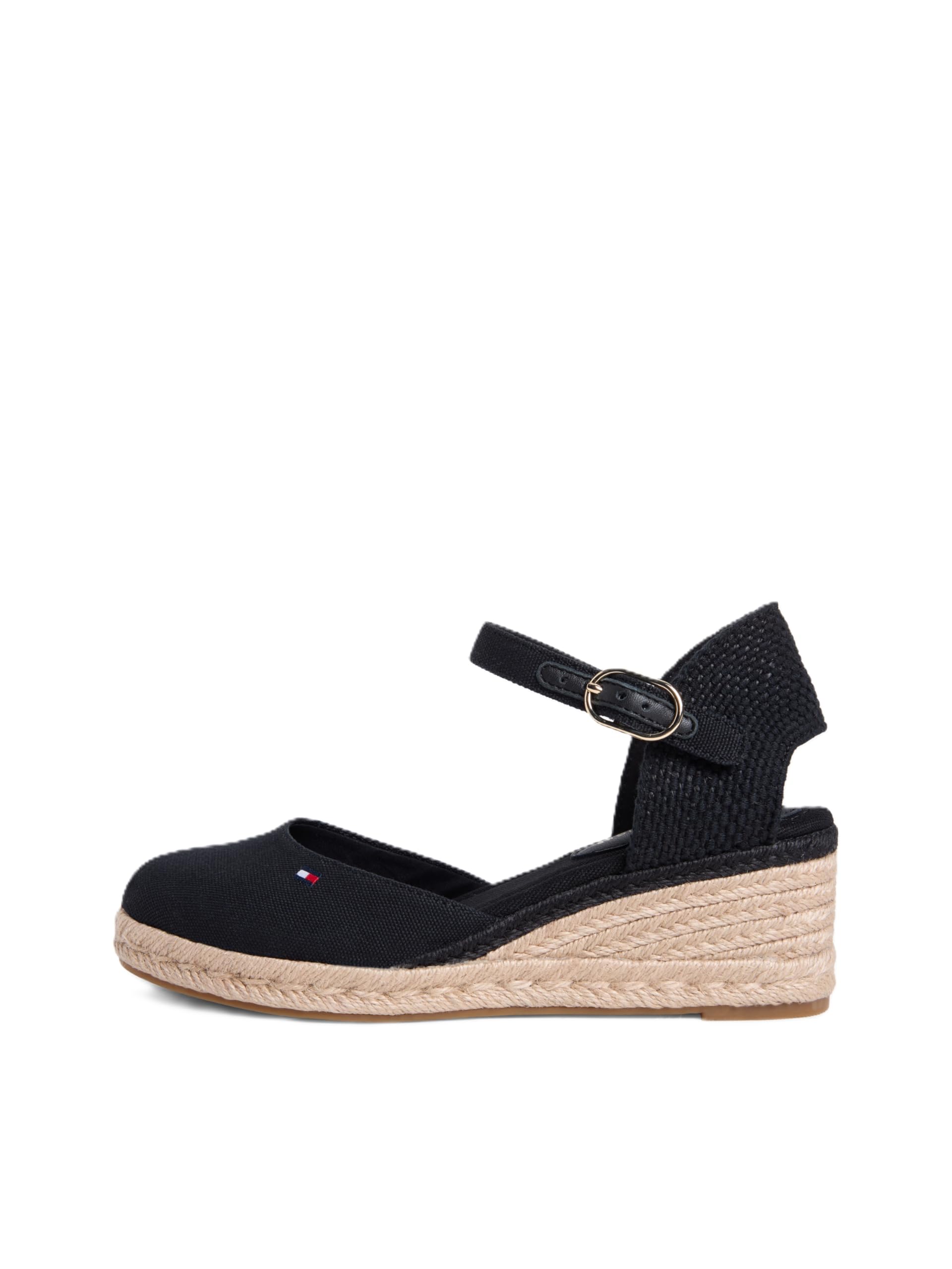 Tommy Hilfiger Damen Mid Wedge Espad Closed Toe Fw0fw09233Keil-Espadrilles