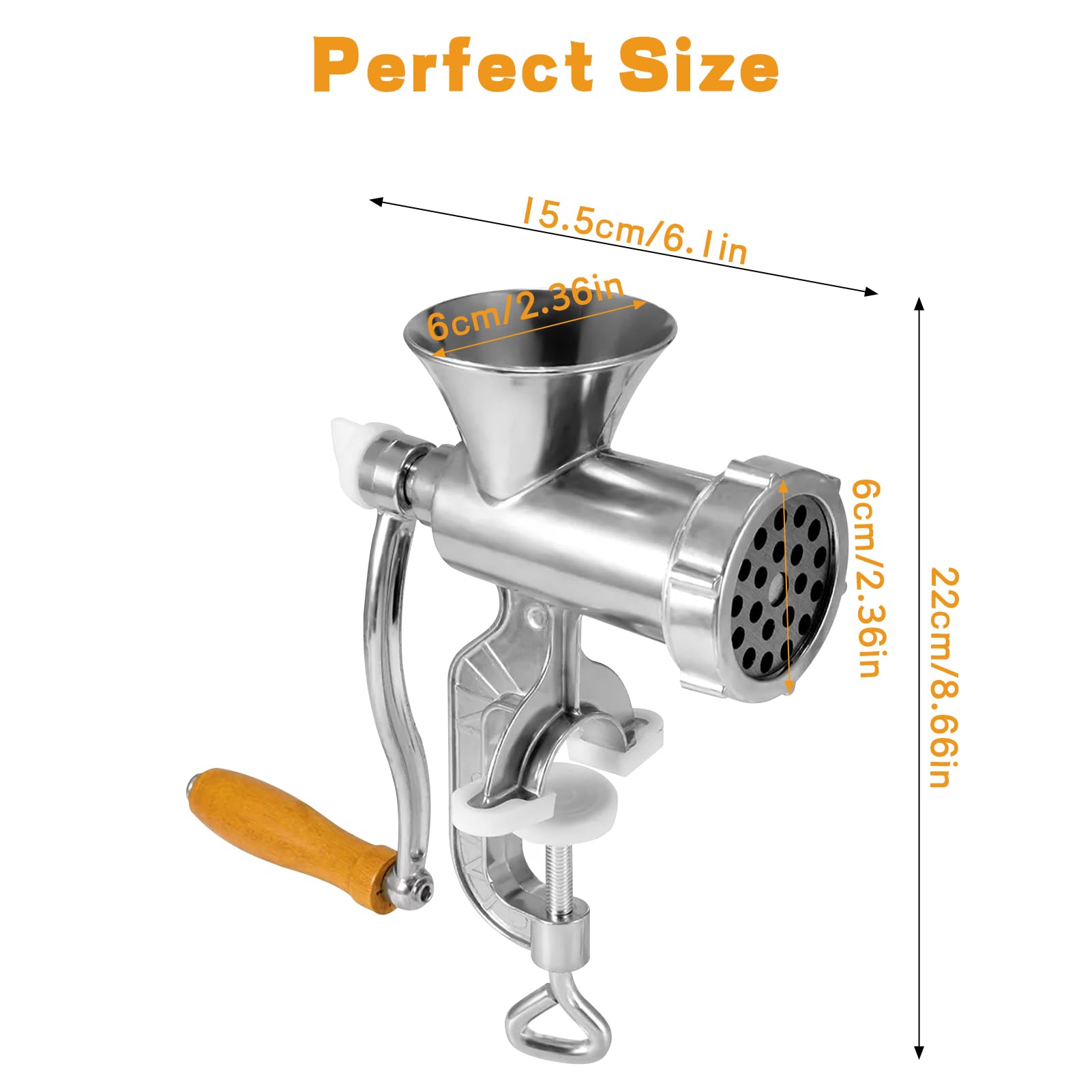 Royal Catering Tritacarne Elettrico Professionale Macchina Tritacarne Per Salsicce RCMM-2000W