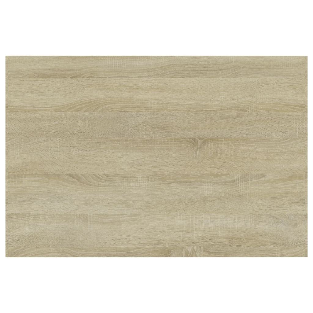 Regał na książki, 4 szt. dąb sonoma, materiał drewnopochodny, 60 x 40 x 1,5 cm, regał ścienny do systemu regałowego, regał stojący, miejsce do przechowywania, porządek w salonie, biurze
