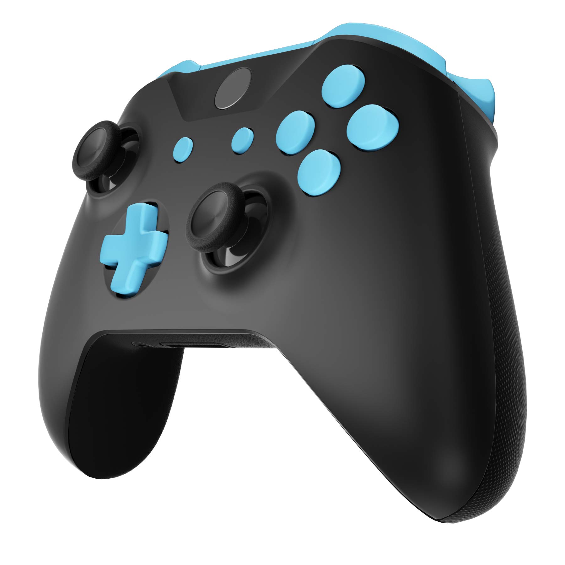 eXtremeRate Botones Completos para Xbox One X/S Botón de LB RB LT RT Bumpers Triggers Gatillos D-Pad ABXY Start Back Sync Botones con Herramientas para Xbox One X One S(Modelo 1708)-Cielo Azul