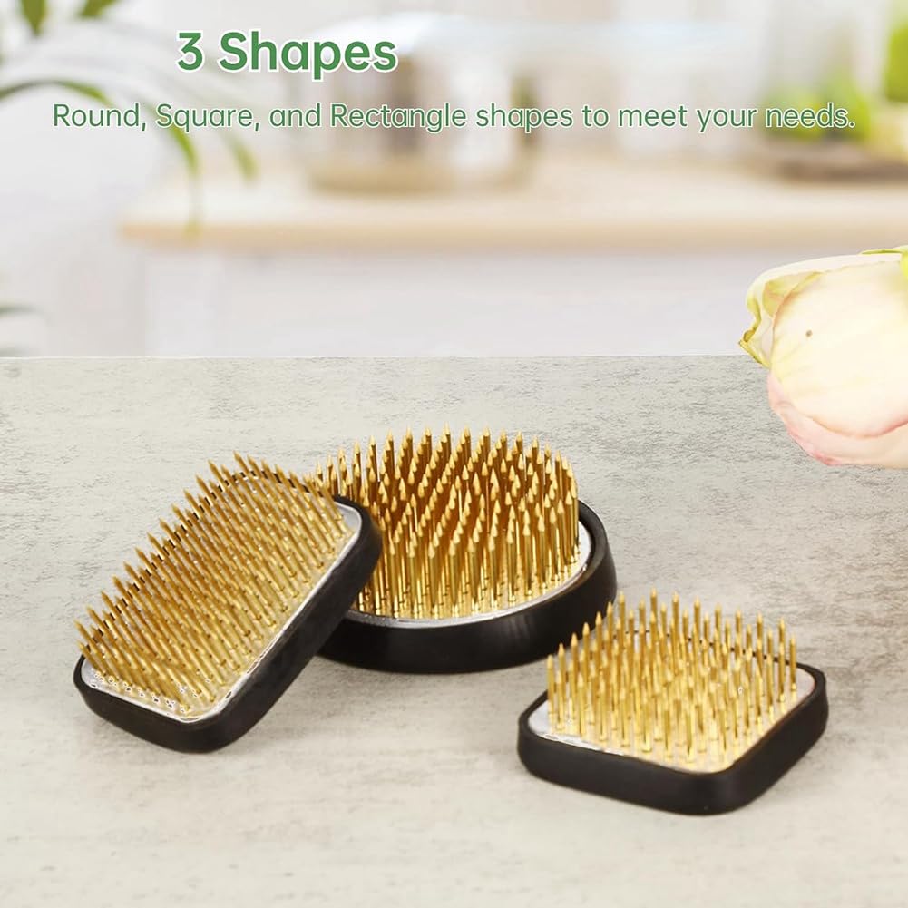 3 Giapponesi per Composizioni Floreali, Kit Kenzan JP Accessori di Ricambio per Composizioni Floreali