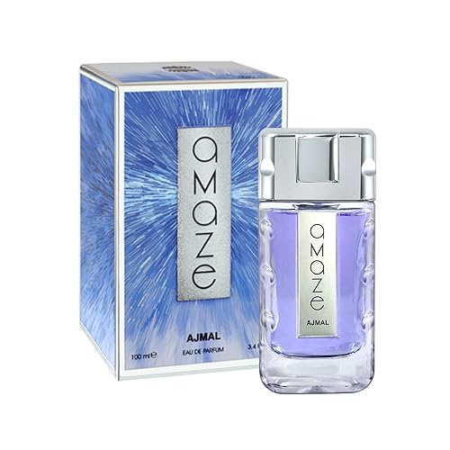 Miniatura 2 de Ajmal Amaze Eau de Parfum para hombre  Colonia cítrica amaderada y almizclada de larga duración  Perfume premium de Dubai  3.4 fl oz (3.4 fl oz)